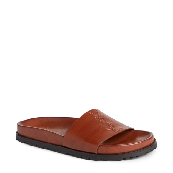 Yves Saint Laurent Shoes - YSL Jimmy Slide in 6.5! In Whiskey